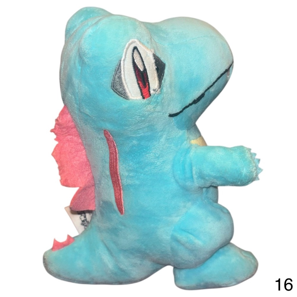 Pokemon Totodile 8 Inch Plush Stuffed Soft Toy Wicked Cool Toys WCT Blue
